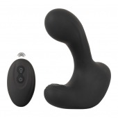 Черная анальная вибропробка с функцией расширения RC Butt Plug with 3 functions - Orion - в Ярославле купить с доставкой