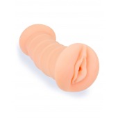 Телесный двусторонний мастурбатор с вибропулей и эрекционными кольцами в комплекте - Sexy Girl - в Ярославле купить с доставкой