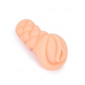 Телесный мастурбатор-вагина с вибропулей и эрекционными кольцами в комплекте - Sexy Girl - в Ярославле купить с доставкой