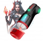 Интерактивный мастурбатор Raven с вакуумом, вибрацией и подсветкой - Shots Media BV - в Ярославле купить с доставкой