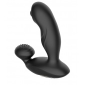Черный вибромассажер простаты с вращающимся шариком - Secwell - в Ярославле купить с доставкой