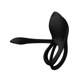 Черное эрекционное виброкольцо Bayek с пультом ДУ - Zalo - в Ярославле купить с доставкой