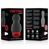 Черно-красный мастурбатор с вибрацией и всасыванием - JAMYJOB - в Ярославле купить с доставкой