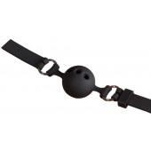 Малый силиконовый кляп-шар на ремешках - Orion - купить с доставкой в Ярославле