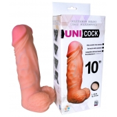 Фаллическая насадка Харнесс UNICOCK 10  - 25 см. - LOVETOY (А-Полимер) - купить с доставкой в Ярославле