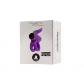 Эрекционное кольцо с подхватом мошонки и стимуляцией клитора Bullet Lastic Ring - Adrien Lastic - в Ярославле купить с доставкой