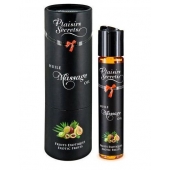 Массажное масло с ароматом экзотических фруктов Huile de Massage Gourmande Fruits Exotiques - 59 мл. - Plaisir Secret - купить с доставкой в Ярославле
