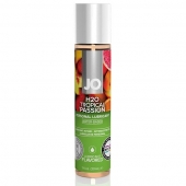 Смазка с ароматом тропических фруктов JO Flavored Tropical Passion - 30 мл. - System JO - купить с доставкой в Ярославле
