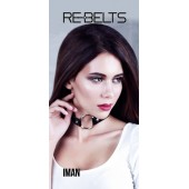 Чёрный чокер-кляп Iman Black - Rebelts - купить с доставкой в Ярославле