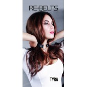 Чёрный кожаный чокер-кляп Tyra Black - Rebelts - купить с доставкой в Ярославле