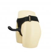 Страпон с изогнутой головкой Ultra Harness Curvy Dildo - 15,8 см. - Baile - купить с доставкой в Ярославле