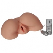 Телесная вибровагина из киберкожи с выносным пультом - LOVETOY (А-Полимер) - в Ярославле купить с доставкой