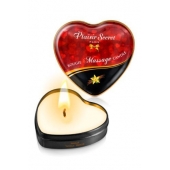 Массажная свеча с ароматом ванили Bougie Massage Candle - 35 мл. - Plaisir Secret - купить с доставкой в Ярославле