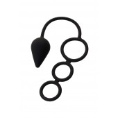 Тройное эрекционное кольцо с анальным хвостом Drop M-size - Erotist Adult Toys - в Ярославле купить с доставкой
