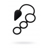 Тройное эрекционное кольцо с анальным хвостом Drop M-size - Erotist Adult Toys - в Ярославле купить с доставкой