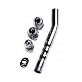 Металлический анальный душ с тремя насадками - ToyFa - купить с доставкой в Ярославле