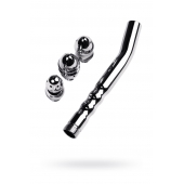 Металлический анальный душ с тремя насадками - ToyFa - купить с доставкой в Ярославле