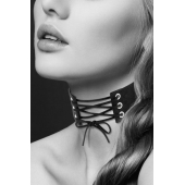 Оригинальный ошейник-чокер со шнуровкой - Bijoux Pour Toi - купить с доставкой в Ярославле