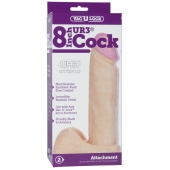 Ультрареалистичная насадка для трусиков Vac-U-Lock 8  ULTRASKYN Cock - 20,57 см. - Doc Johnson - купить с доставкой в Ярославле