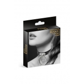 Черный чокер с двумя кольцами - Bijoux Pour Toi - купить с доставкой в Ярославле