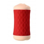 Двухсторонний мастурбатор JOS  NADIN в красном цилиндре - JOS - в Ярославле купить с доставкой