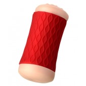 Двухсторонний мастурбатор JOS  NADIN в красном цилиндре - JOS - в Ярославле купить с доставкой