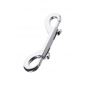 Серебристый двухсторонний карабин TOYFA Metal - ToyFa - купить с доставкой в Ярославле