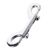 Серебристый двухсторонний карабин TOYFA Metal - ToyFa - купить с доставкой в Ярославле
