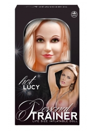 Надувная кукла с вибрацией и 2 любовными отверстиями Hot Lucy Lifesize Love Doll - NMC - в Ярославле купить с доставкой