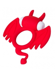 Красное эрекционное кольцо на пенис JOS COCKY DEVIL - JOS - в Ярославле купить с доставкой
