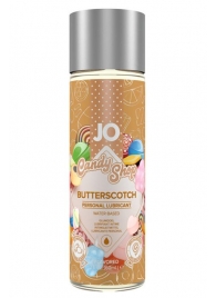 Смазка на водной основе Candy Shop Butterscotch с ароматом ирисок - 60 мл. - System JO - купить с доставкой в Ярославле