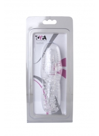 Прозрачная насадка с шишечками и шипами - 13,5 см. - Toyfa Basic - в Ярославле купить с доставкой