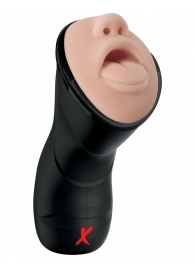 Мастурбатор-ротик Deep Throat Vibrating Stroker - Pipedream - в Ярославле купить с доставкой