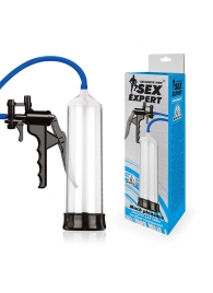 Прозрачная вакуумная помпа Sex Expert с насосом - Sex Expert - в Ярославле купить с доставкой