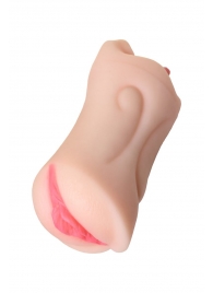 Телесный двусторонний мастурбатор Fruity Tongue - ротик и вагина - ToyFa - в Ярославле купить с доставкой