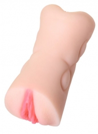 Телесный двусторонний мастурбатор Rich Fruit - вагина и анус - ToyFa - в Ярославле купить с доставкой