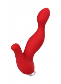 Красный силиконовый вибростимулятор простаты Proman - 12,5 см. - ToyFa - в Ярославле купить с доставкой