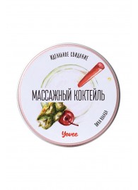 Массажная свеча «Массажный коктейль» с ароматом пина колады - 30 мл. - ToyFa - купить с доставкой в Ярославле