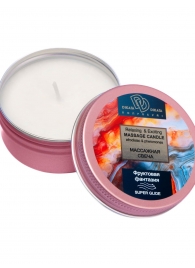 Массажная свеча  Фруктовая фантазия - БиоМед - купить с доставкой в Ярославле