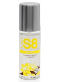 Лубрикант на водной основе Stimul8 Flavored Lube с ванильным ароматом - 125 мл. - Stimul8 - купить с доставкой в Ярославле