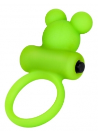 Зеленое виброкольцо на пенис A-Toys - A-toys - в Ярославле купить с доставкой