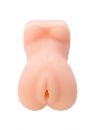 Телесный мастурбатор в виде женской фигурки - Toyfa Basic - в Ярославле купить с доставкой