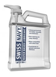 Канистра лубриканта Swiss Navy Water Based Lube на водной основе - 3,8 л. - Swiss navy - купить с доставкой в Ярославле