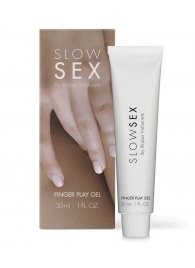 Гель для мастурбации с ароматом кокоса Slow Sex Finger Play Gel - 30 мл. - Bijoux Indiscrets - купить с доставкой в Ярославле