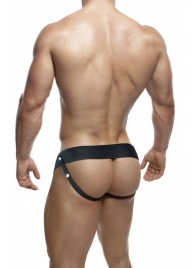 Черный мужской страпон DR. SKIN 6INCH HOLLOW STRAP ON - 16 см. - Blush Novelties - купить с доставкой в Ярославле