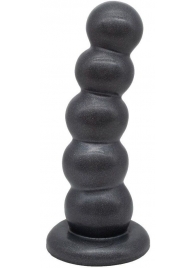 Черная насадка-плаг на харнесс PLATINUM 7 - 19,5 см. - LOVETOY (А-Полимер) - купить с доставкой в Ярославле