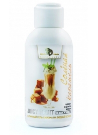 Интимный гель-смазка JUICY FRUIT с ароматом солёной карамели - 100 мл. - БиоМед - купить с доставкой в Ярославле