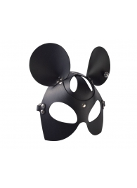 Черная кожаная маска  Мышка - Sitabella - купить с доставкой в Ярославле