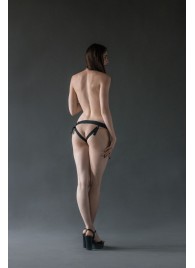 Черные трусики Better с анальной насадкой - 8 см. - Lola Games - купить с доставкой в Ярославле