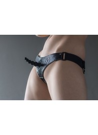 Черные трусики Better с анальной насадкой - 8 см. - Lola Games - купить с доставкой в Ярославле